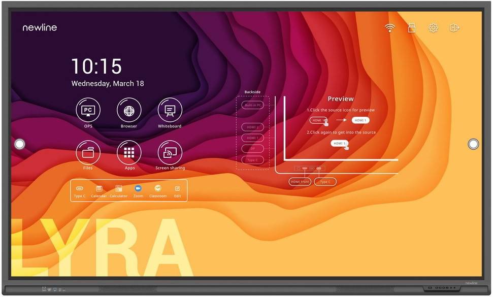 Интерактивная панель NEWLINE TRUTOUCH TT-9821Q
