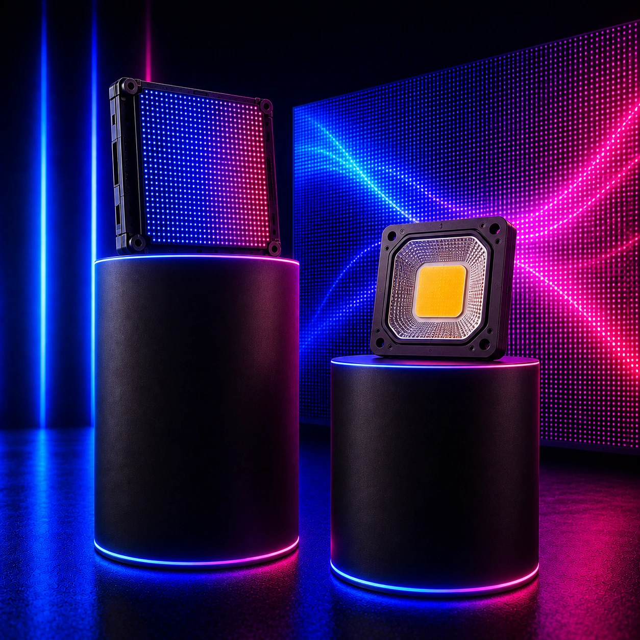 Micro LED и COB